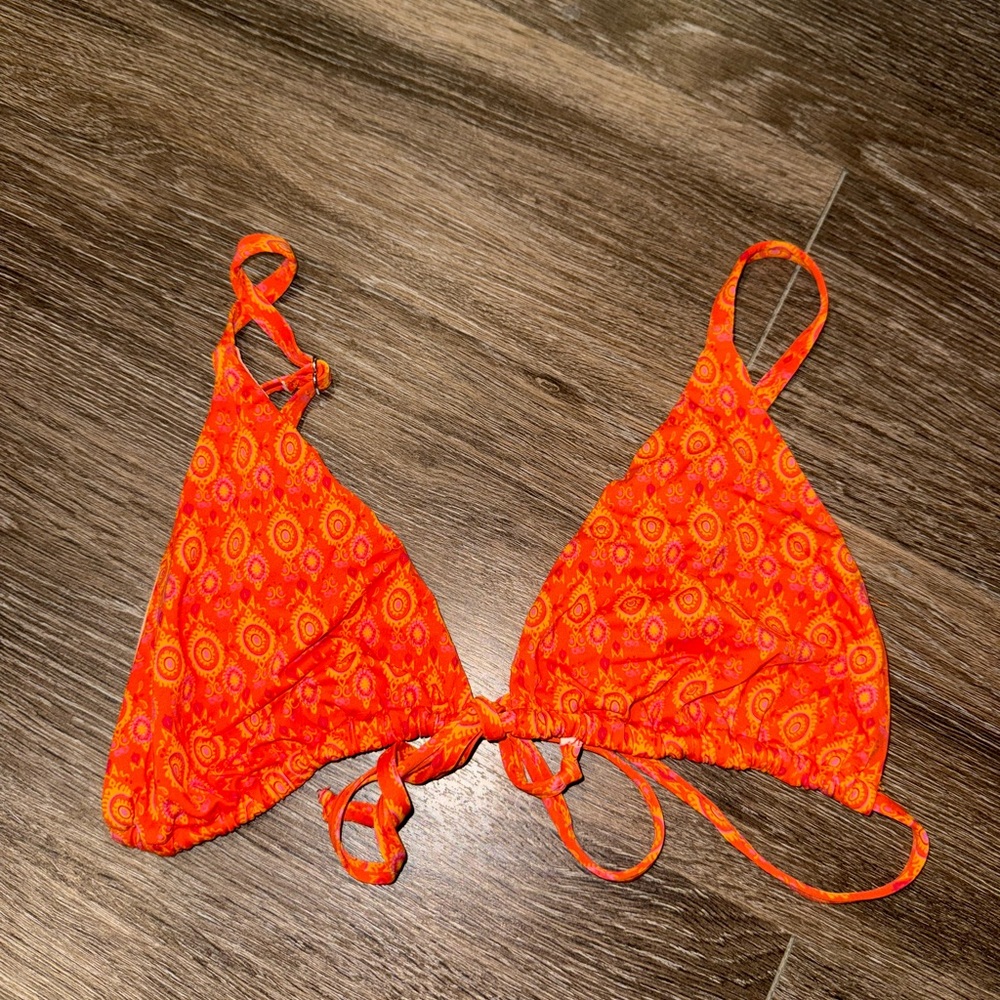 Dippin Daisy Orange Patterned Bikini Set - image 2